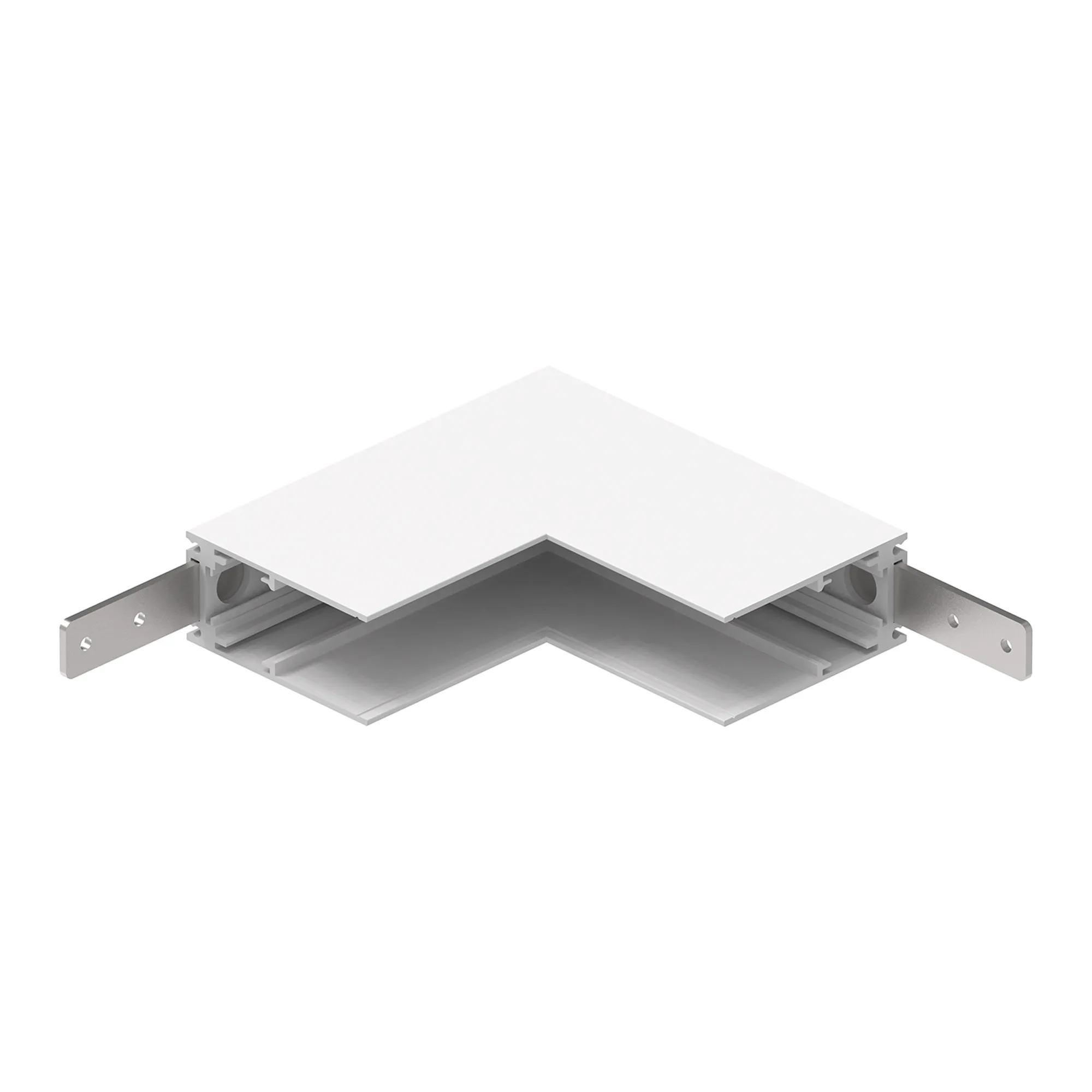 M9303  Magneto 3 Connector Surface L-Joint Wall To Wall In White For M8371 & M8372